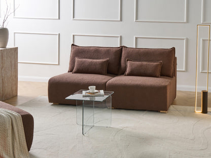 Modular Sofa 3 Seater NERBO Boucle Brown
