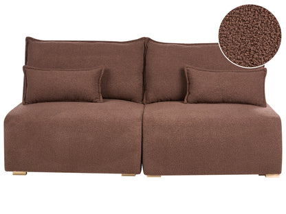  Modular Sofa 3 Seater NERBO Boucle Brown