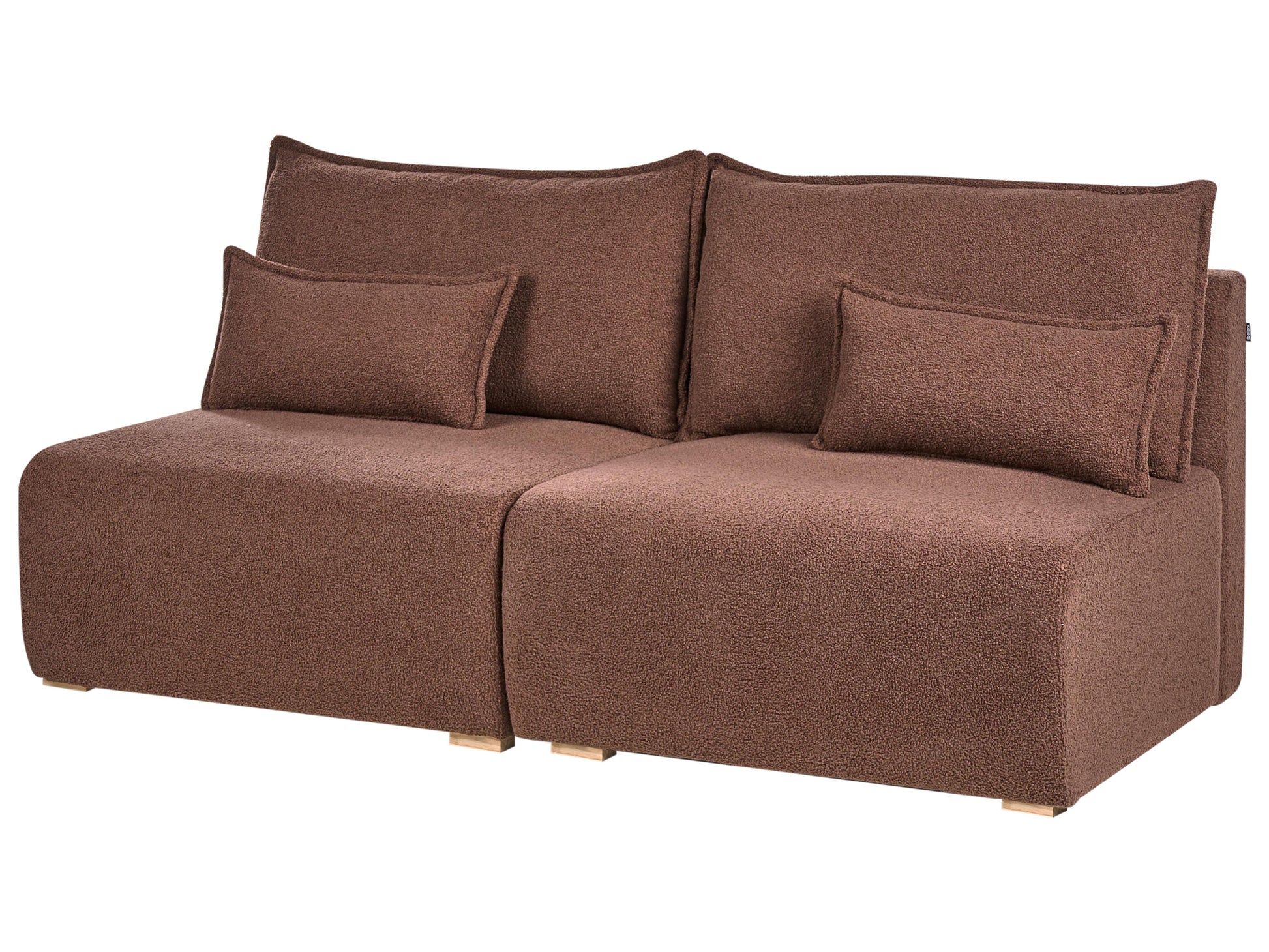  Modular Sofa 3 Seater NERBO Boucle Brown