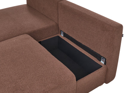  Modular Sofa 3 Seater NERBO Boucle Brown