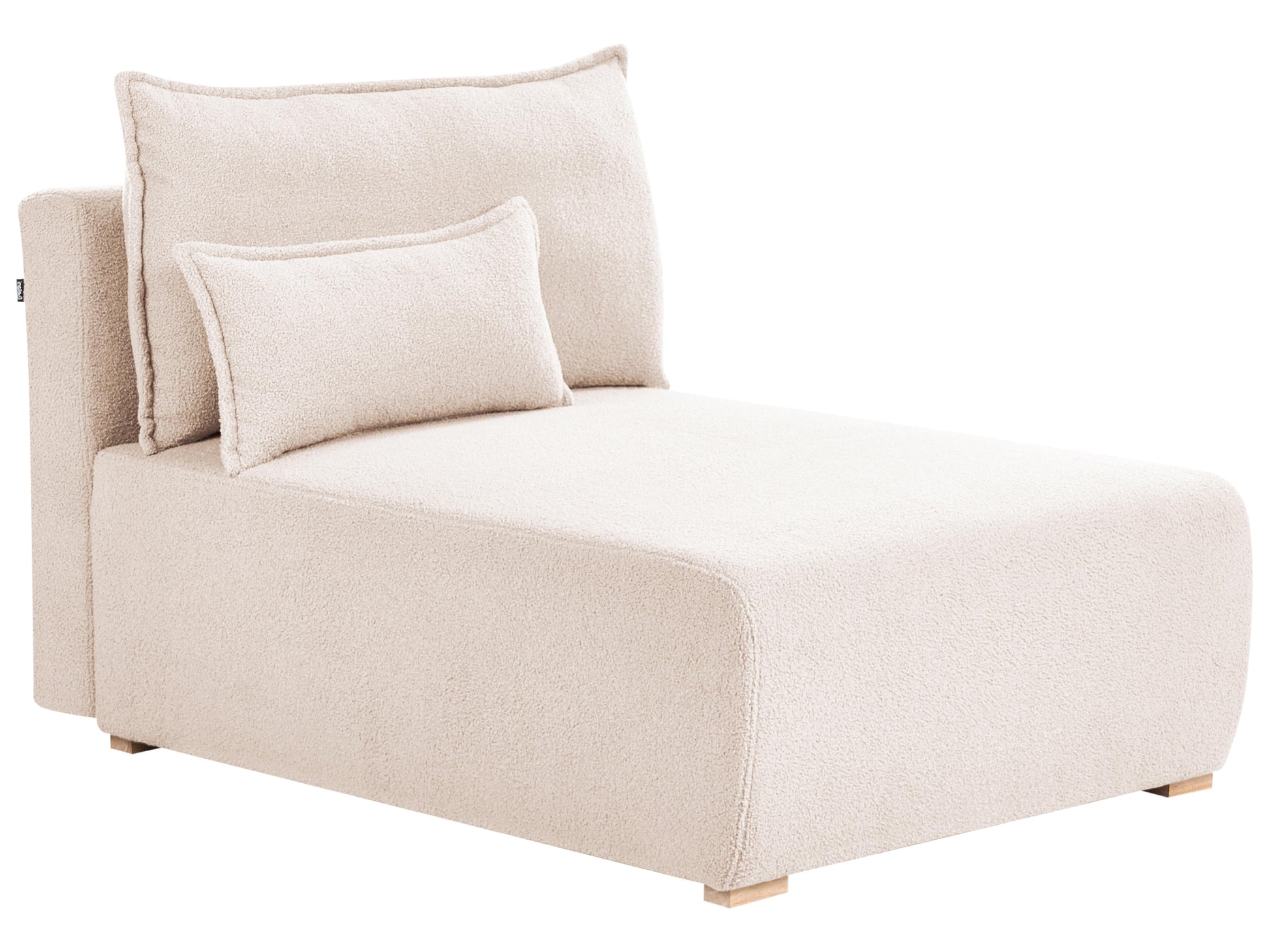  Modular Corner Sofa NERBO Boucle Beige Right Hand