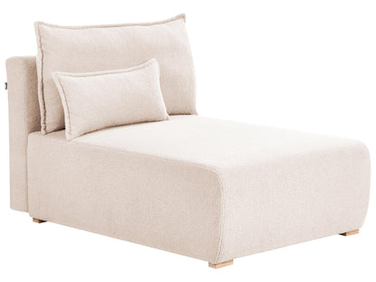 Modular Corner Sofa NERBO Boucle Beige Right Hand