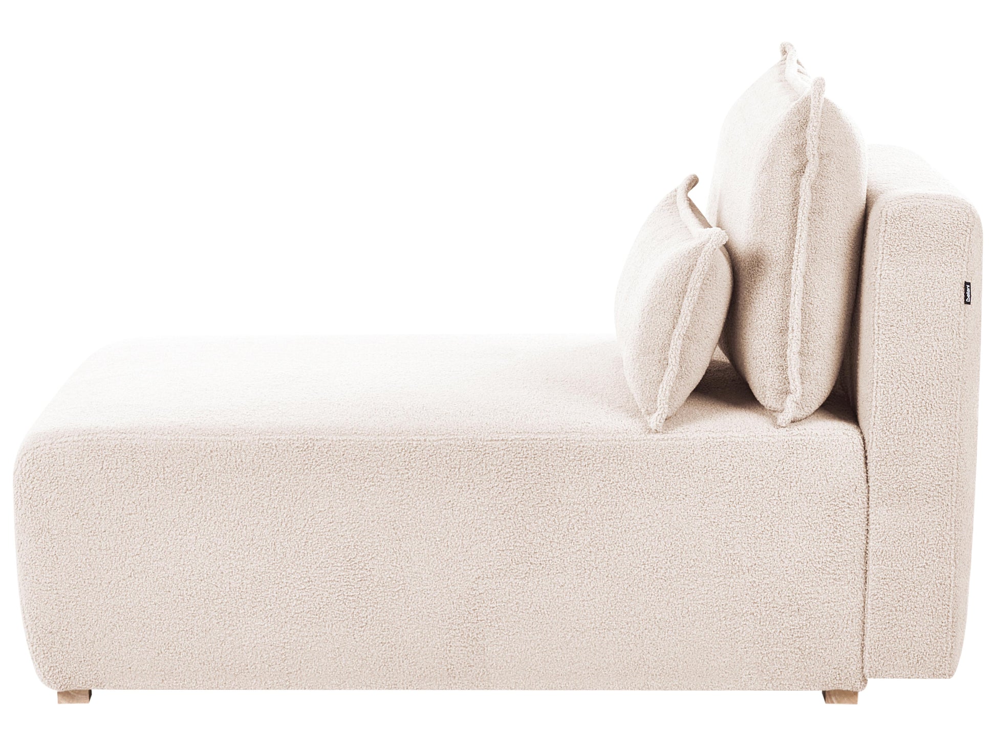  Modular Corner Sofa NERBO Boucle Beige Right Hand