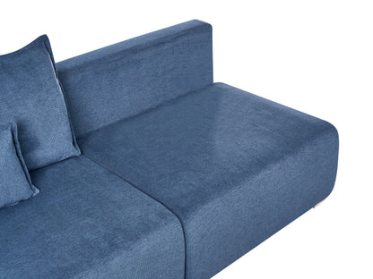  Modular Sofa 3 Seater NERBO Fabric Blue