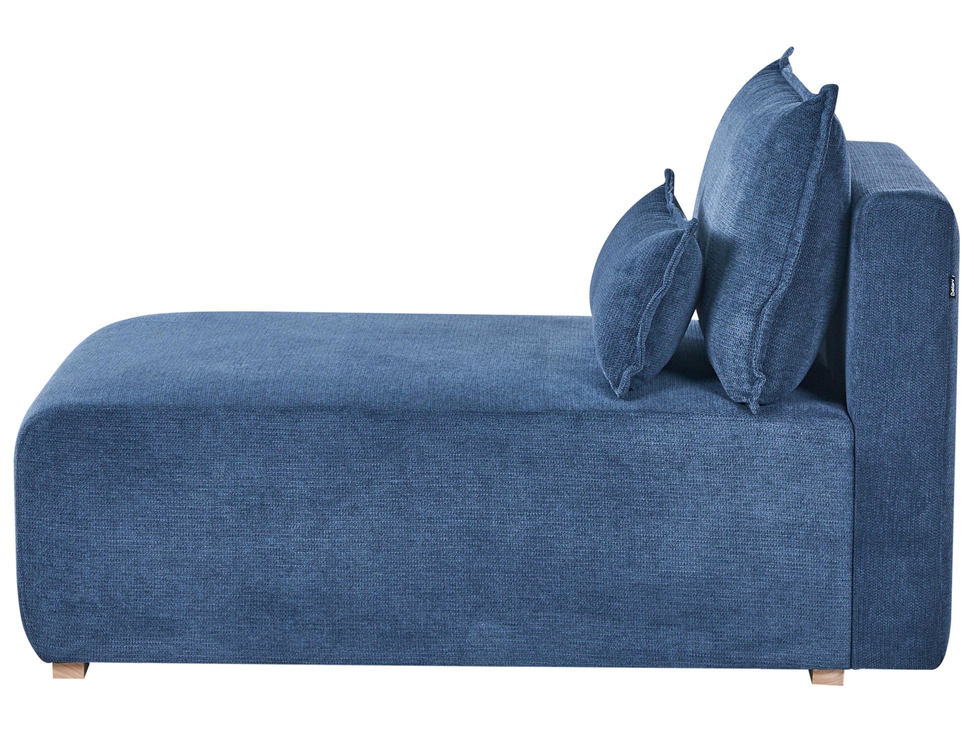  Modular Corner Sofa NERBO Fabric Blue Right Hand