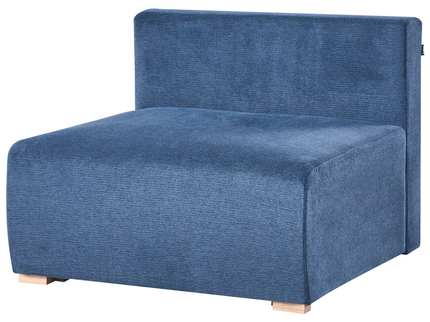  Modular Corner Sofa NERBO Fabric Blue Right Hand