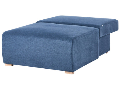  Modular Corner Sofa NERBO Fabric Blue Right Hand