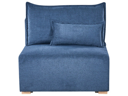  Modular Corner Sofa NERBO Fabric Blue Right Hand