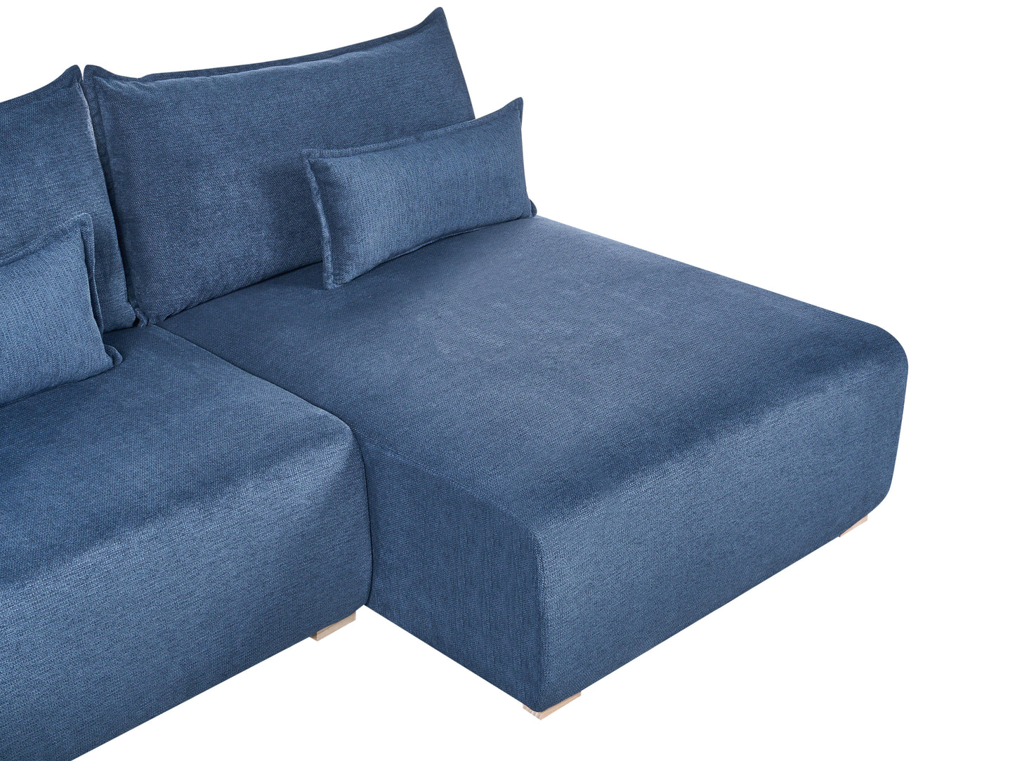  Modular Corner Sofa NERBO Fabric Blue Left Hand