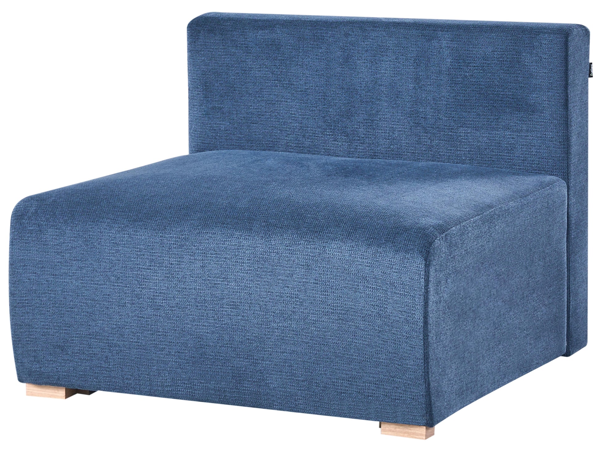  Modular Corner Sofa NERBO Fabric Blue Left Hand