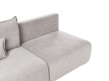 Modular Sofa 3 Seater NERBO Fabric Grey