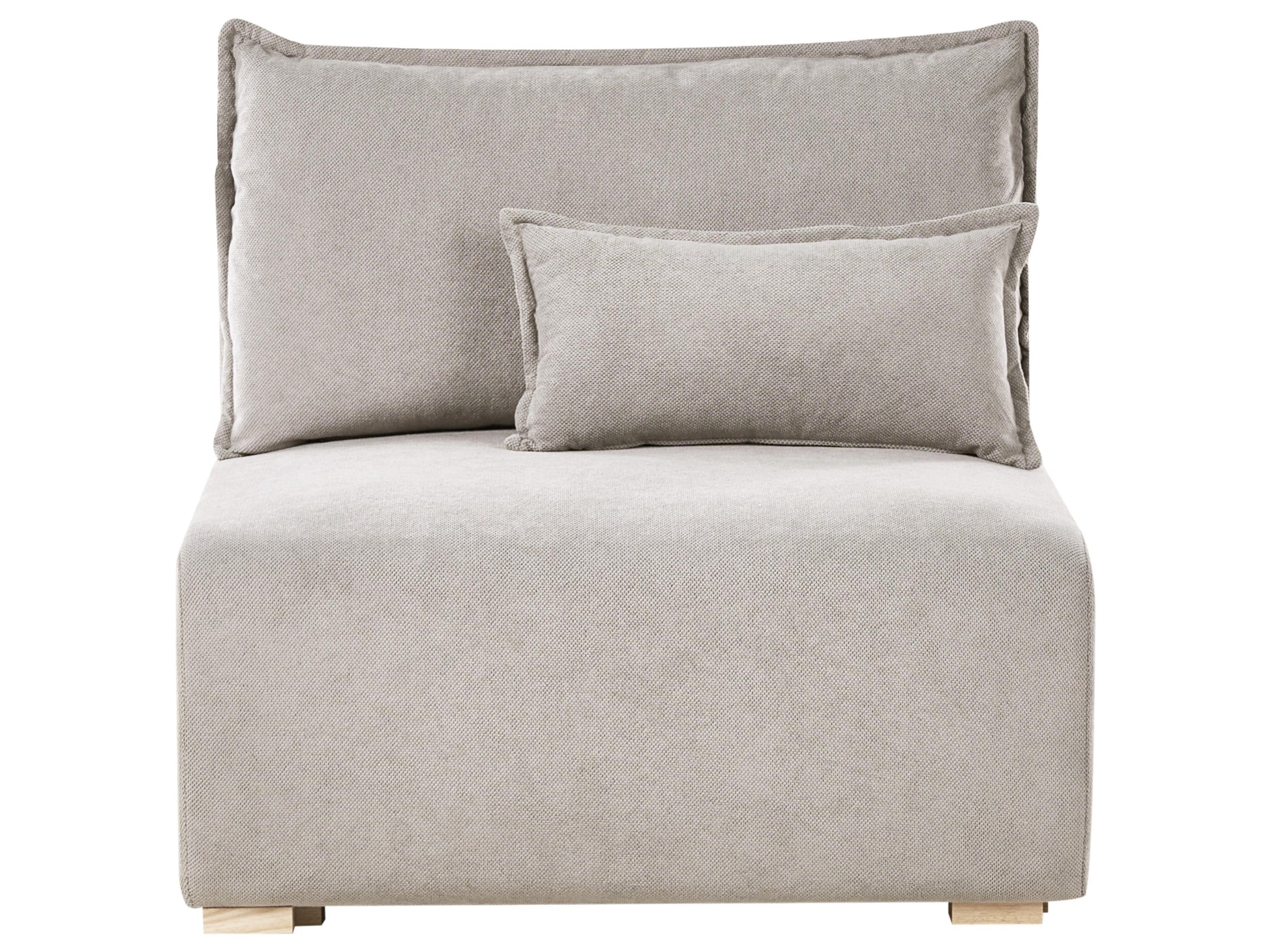  Modular Corner Sofa NERBO Fabric Grey Left Hand