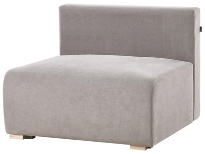  Modular Corner Sofa NERBO Fabric Grey Right Hand