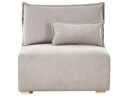  Modular Corner Sofa NERBO Fabric Grey Right Hand