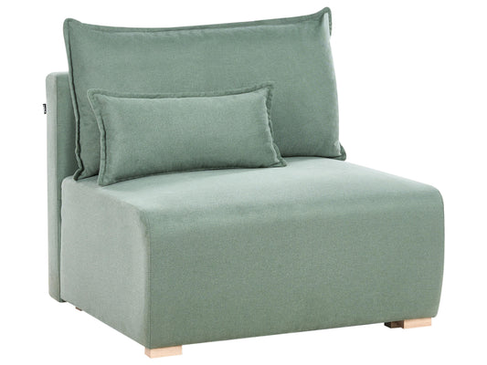  1-Seat Section NERBO Fabric Light Green