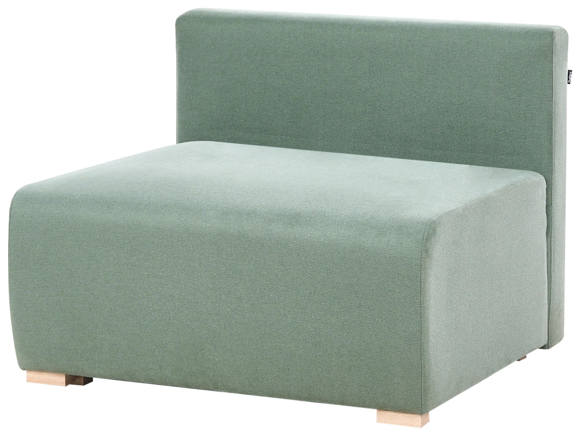  1-Seat Section NERBO Fabric Light Green