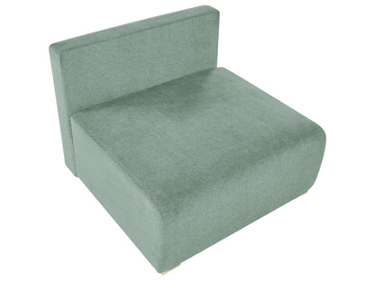  1-Seat Section NERBO Fabric Light Green