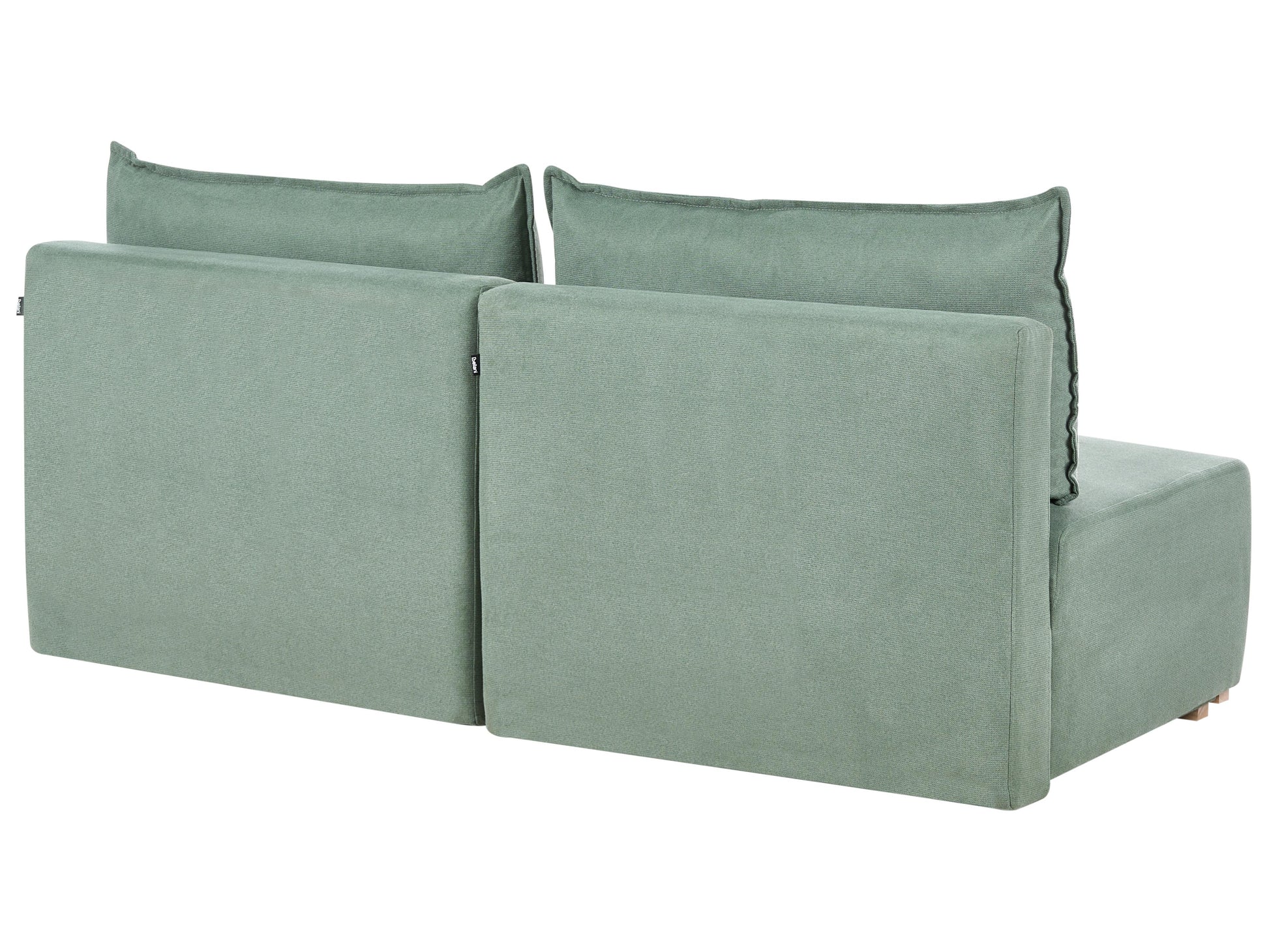  Modular Corner Sofa NERBO Fabric Light Green Right Hand