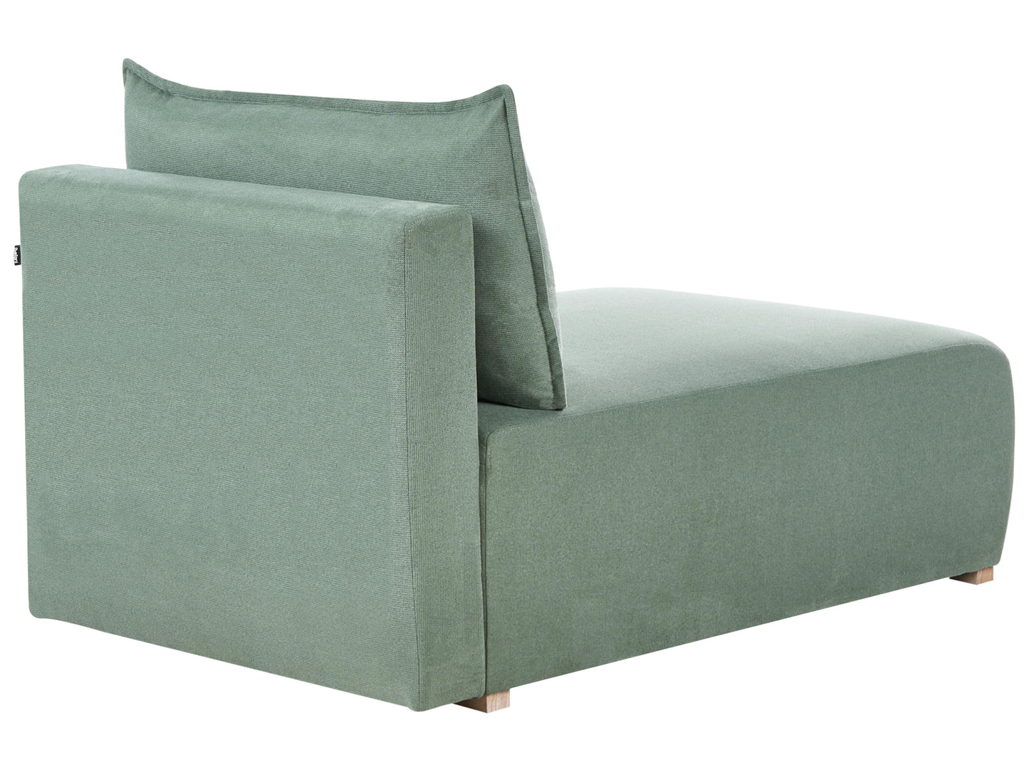  Modular Corner Sofa NERBO Fabric Light Green Right Hand
