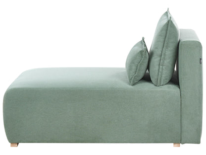 Modular Corner Sofa NERBO Fabric Light Green Left Hand