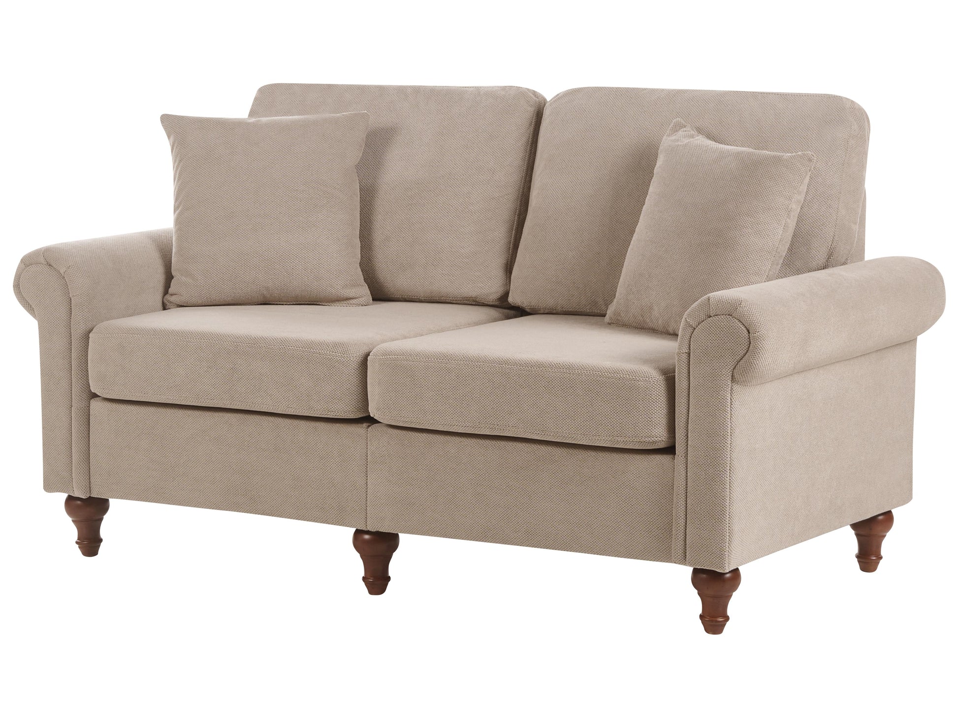  Sofa 2 Seater GINNERUP Fabric Taupe