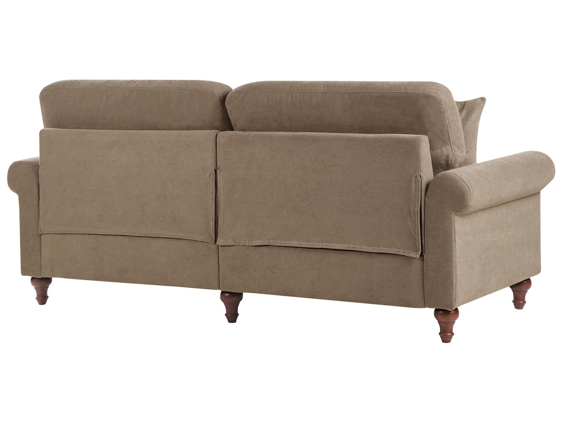  Sofa 3 Seater GINNERUP Fabric Brown
