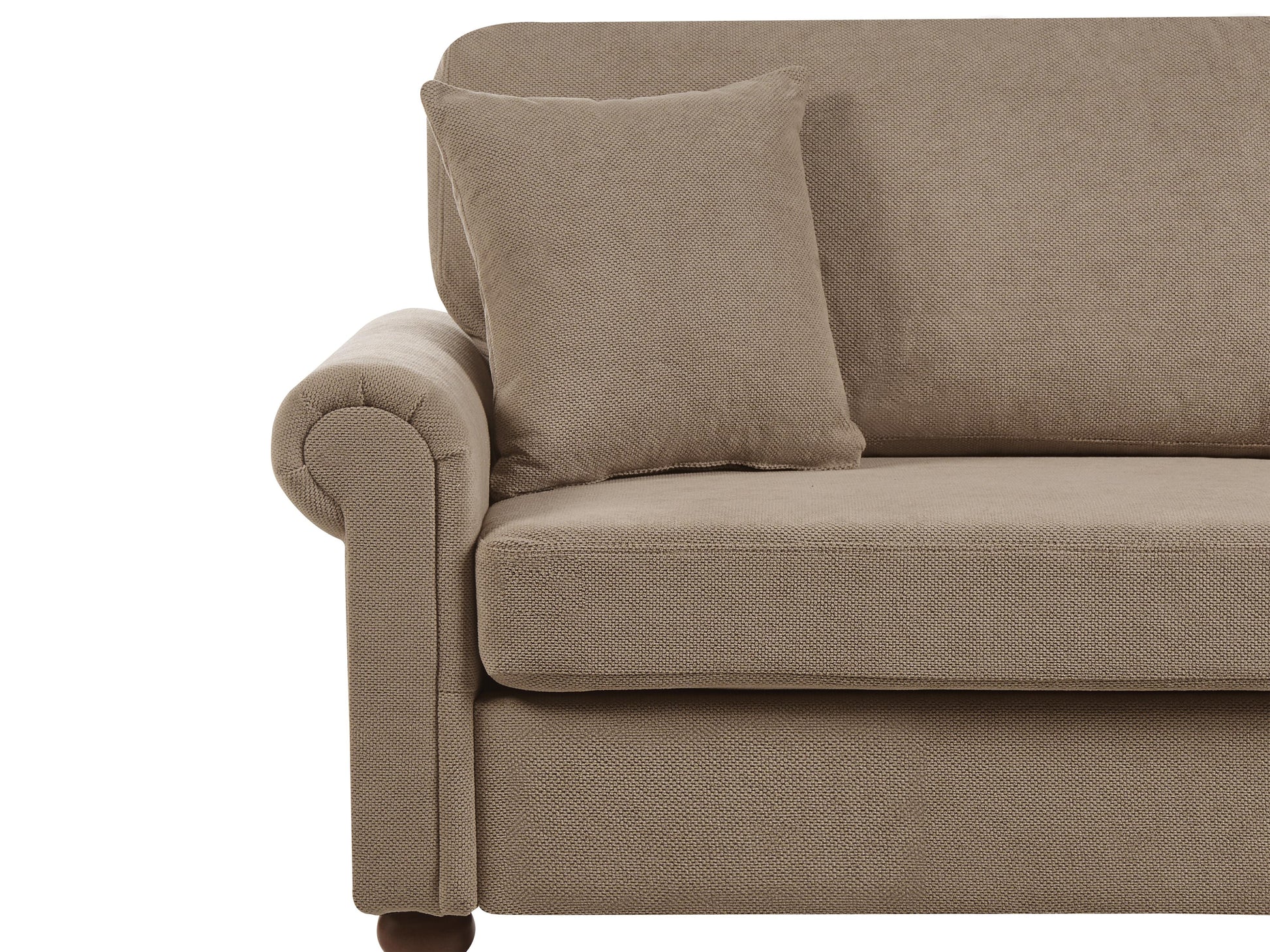  Sofa 3 Seater GINNERUP Fabric Brown