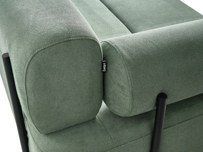  Sofa 2 Seater ELVA Fabric Light Green