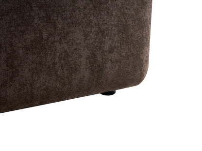  Sofa 2 Seater ELVA Chenille Dark Brown