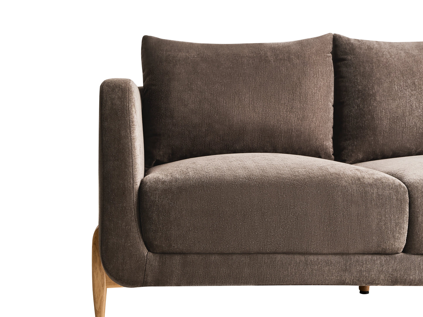  Sofa 2 Seater GIMO Chenille Dark Brown