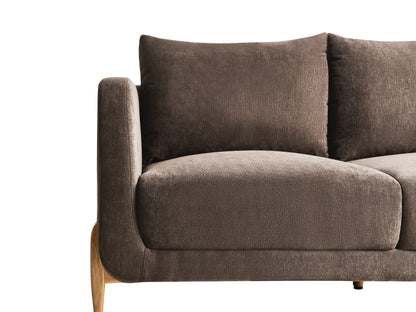  Sofa 2 Seater GIMO Chenille Dark Brown