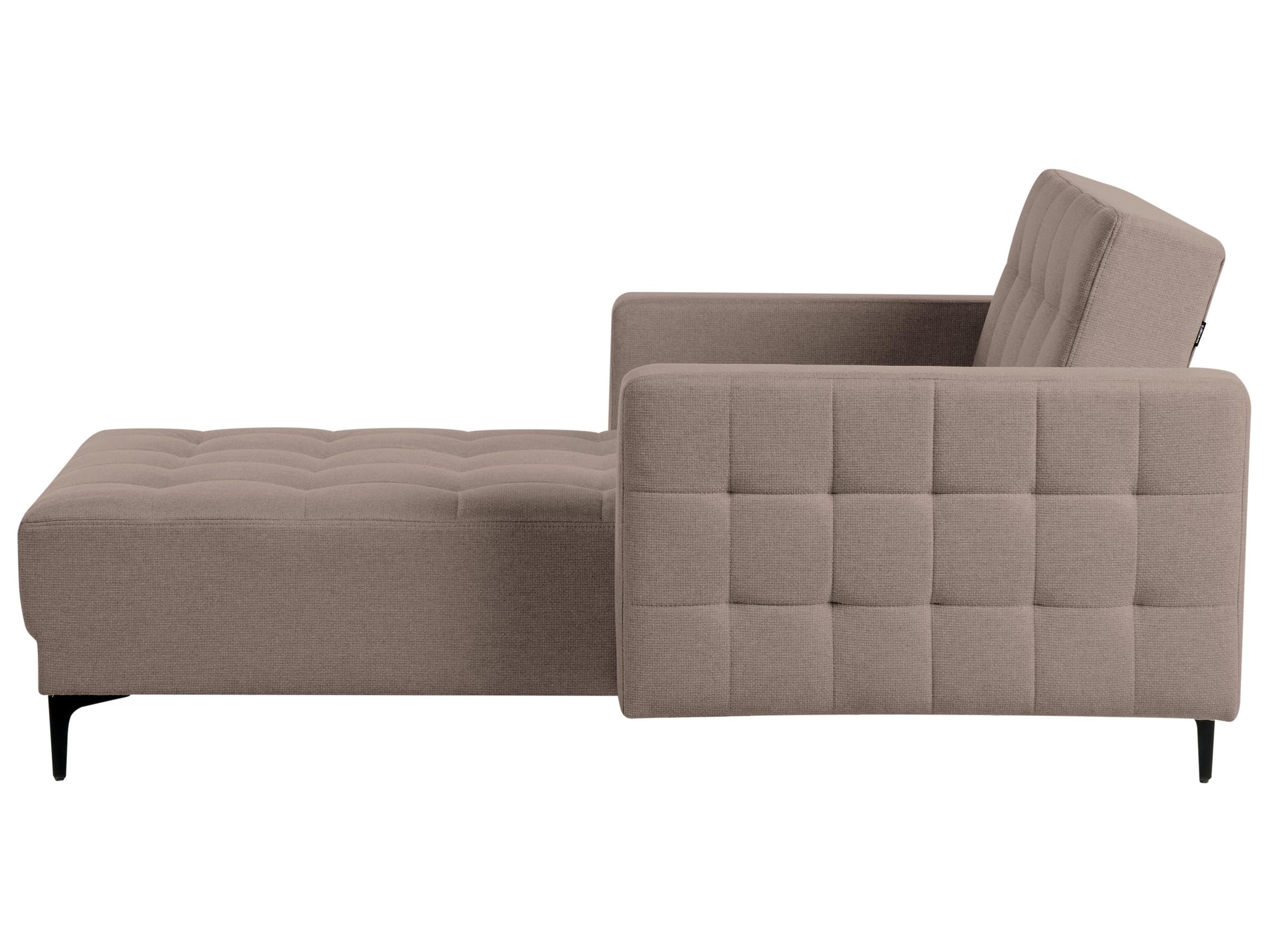  Chaise Longue ABERDEEN Fabric Taupe