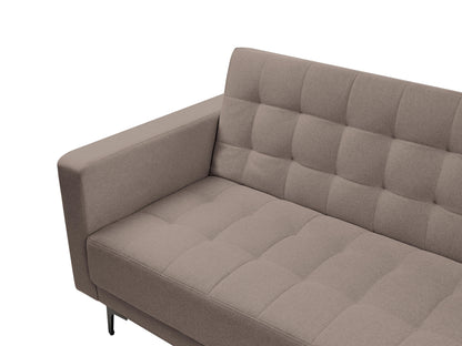  Modular Corner Sofa Bed 4 Seater ABERDEEN Fabric Taupe Left Hand
