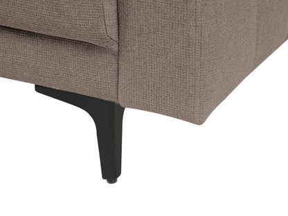  Modular Corner Sofa Bed 4 Seater ABERDEEN Fabric Taupe Left Hand