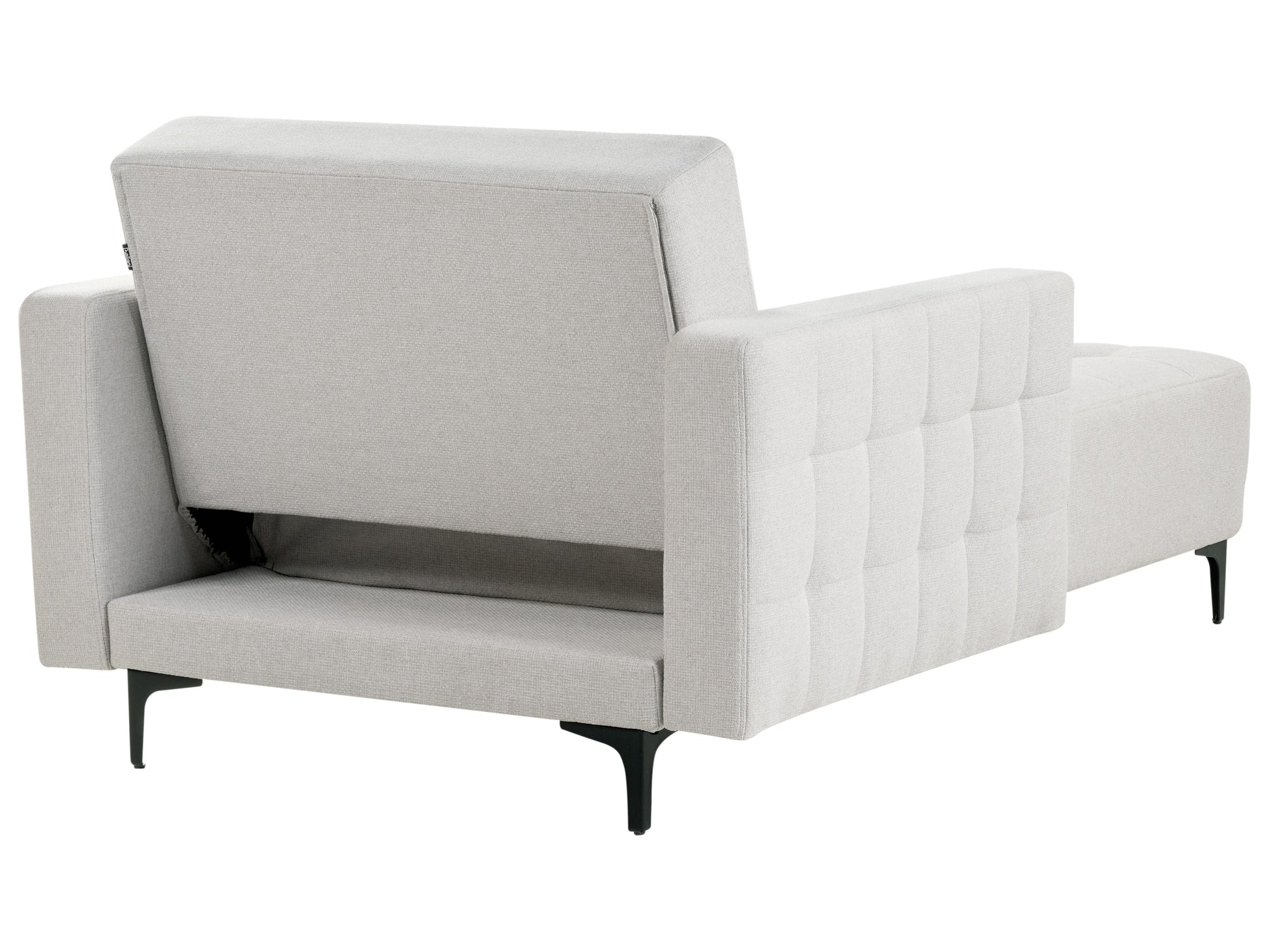  Chaise Longue ABERDEEN Fabric Light Grey