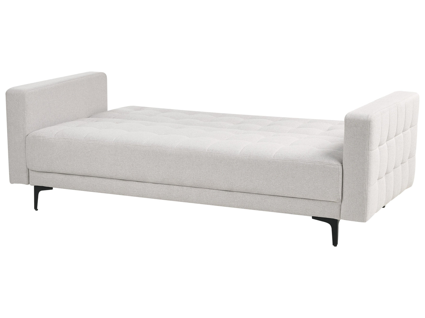  Sofa Bed 3 Seater ABERDEEN Fabric Light Grey