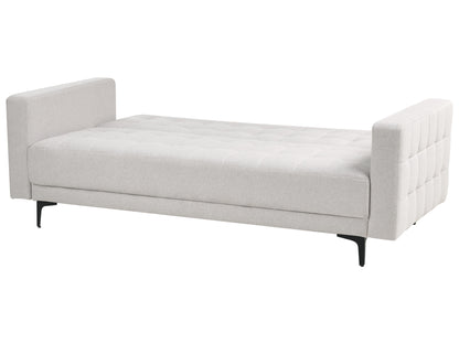  Sofa Bed 3 Seater ABERDEEN Fabric Light Grey