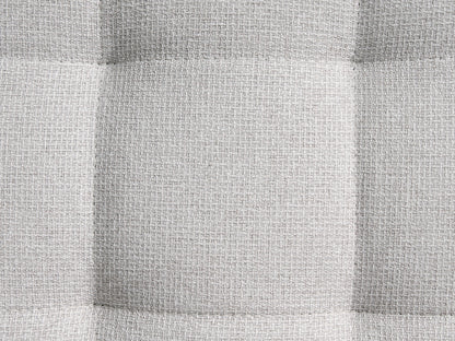  Modular Corner Sofa Bed 4 Seater ABERDEEN Fabric Light Grey With Ottoman Left Hand