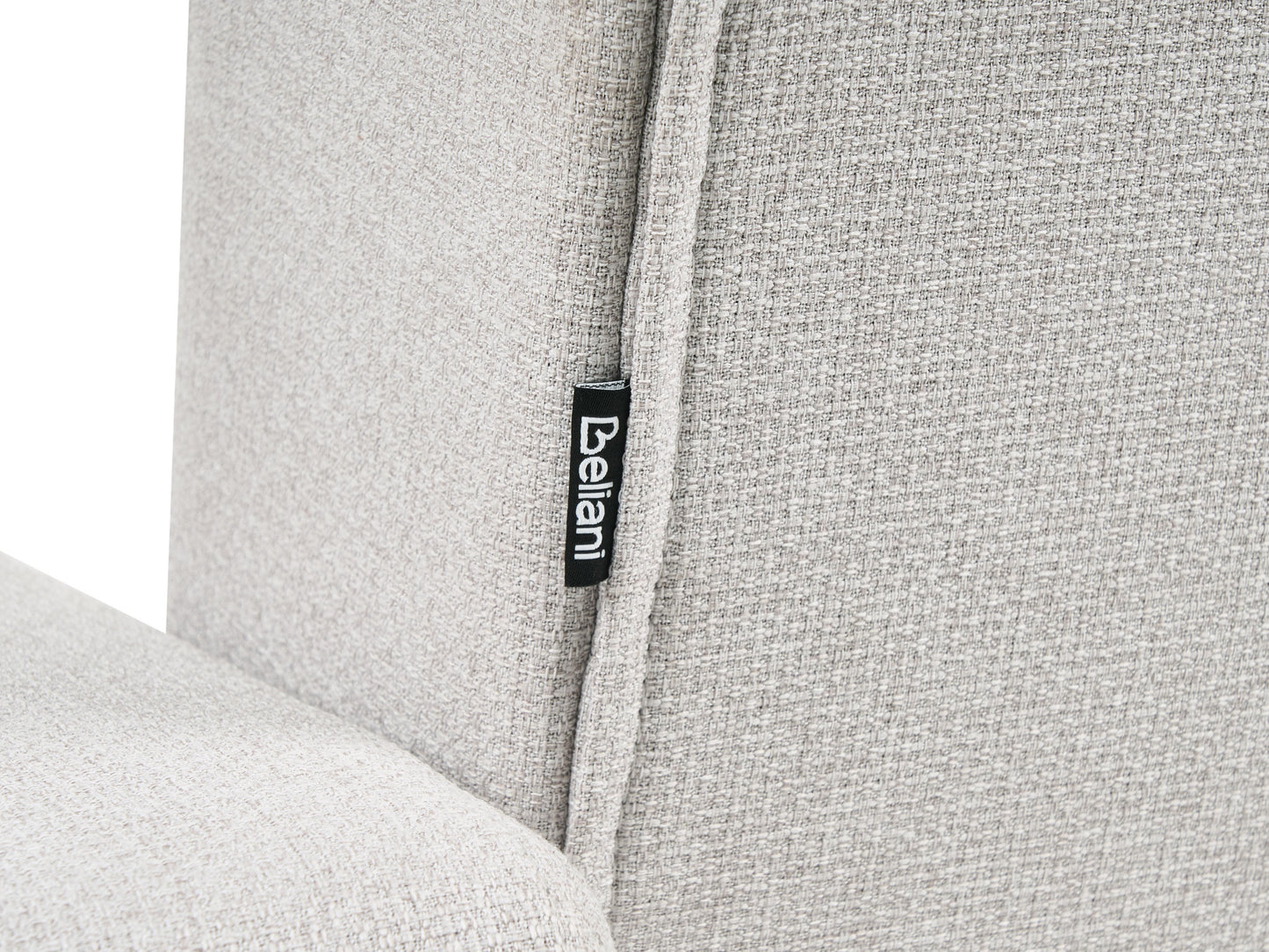  Modular Corner Sofa Bed 4 Seater ABERDEEN Fabric Light Grey Left Hand