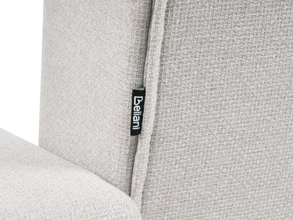  Modular Corner Sofa Bed 4 Seater ABERDEEN Fabric Light Grey Left Hand