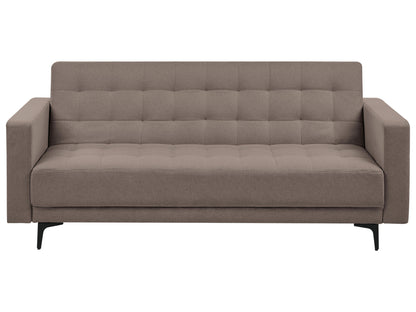  Sofa Bed 3 Seater ABERDEEN Fabric Taupe
