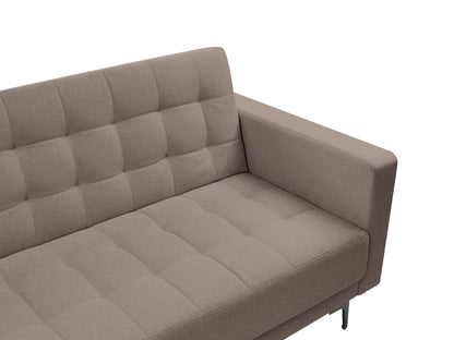 Sofa Bed 3 Seater ABERDEEN Fabric Taupe