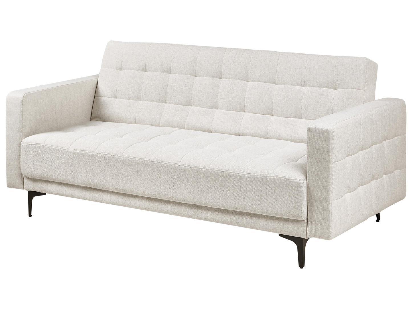  Sofa Bed 3 Seater ABERDEEN Fabric Off-White