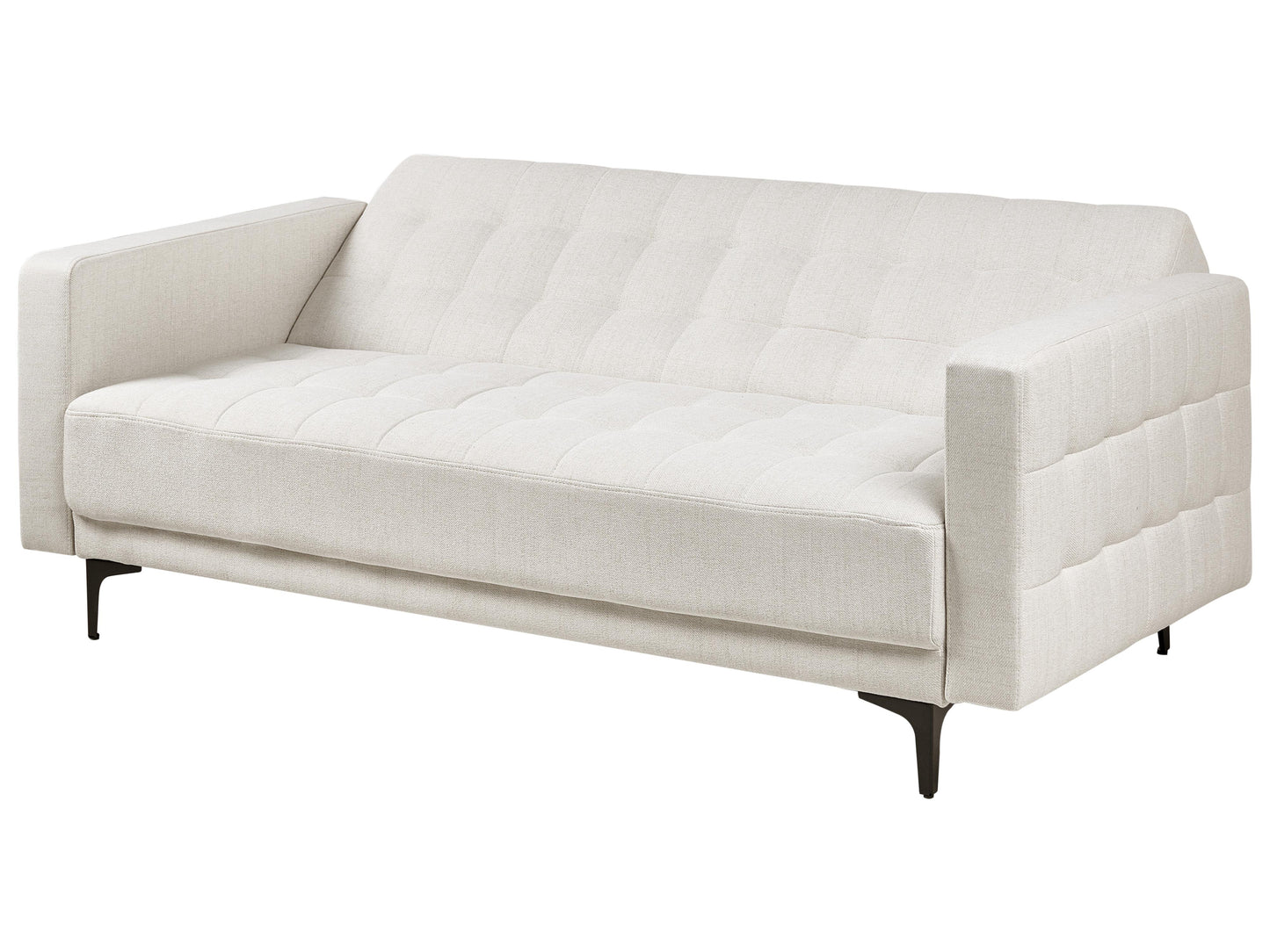  Sofa Bed 3 Seater ABERDEEN Fabric Off-White