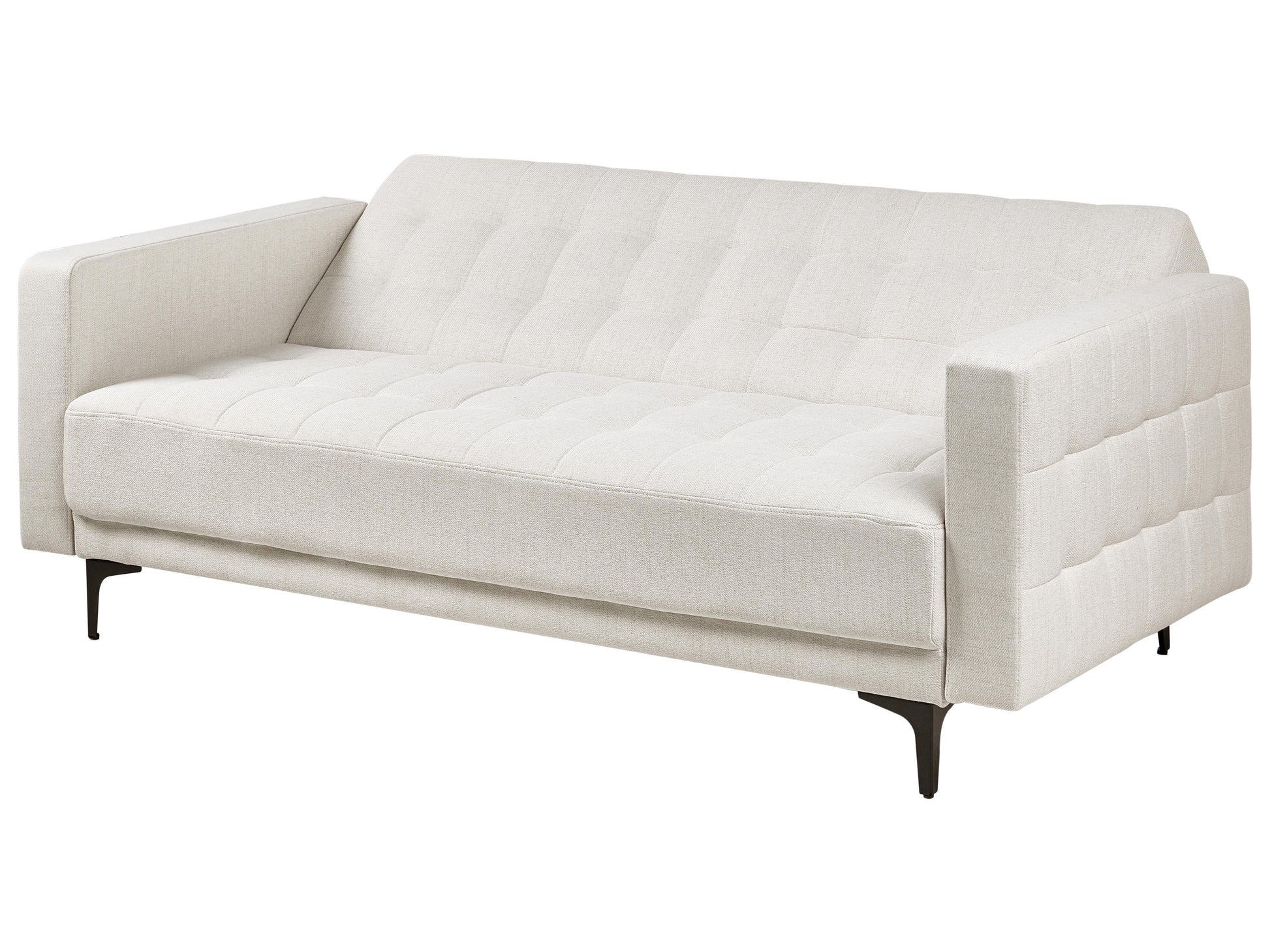  Sofa Bed 3 Seater ABERDEEN Fabric Off-White