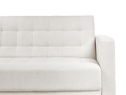  Modular Corner Sofa Bed 4 Seater ABERDEEN Fabric Off-White Right Hand