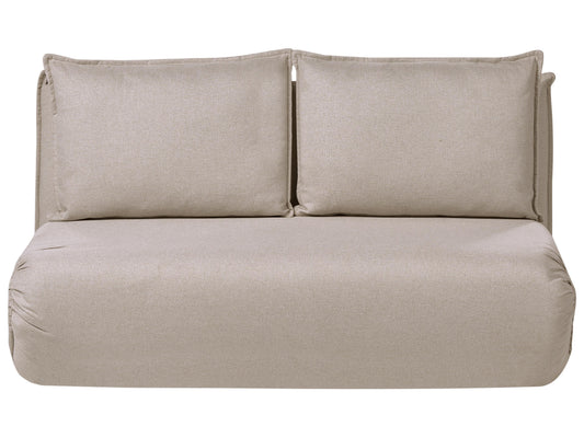  Sofa Bed 2 Seater ROROS Faux Linen Beige