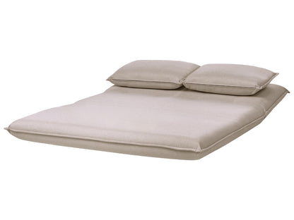  Sofa Bed 2 Seater ROROS Faux Linen Beige