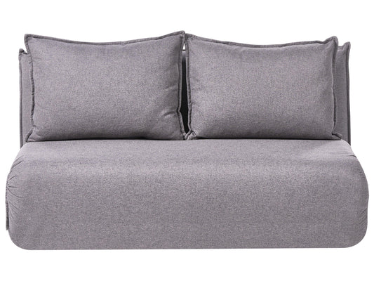  Sofa Bed 2 Seater ROROS Faux Linen Dark Grey