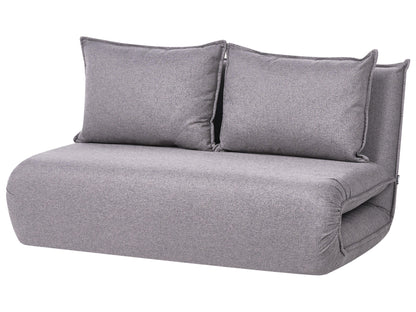  Sofa Bed 2 Seater ROROS Faux Linen Dark Grey